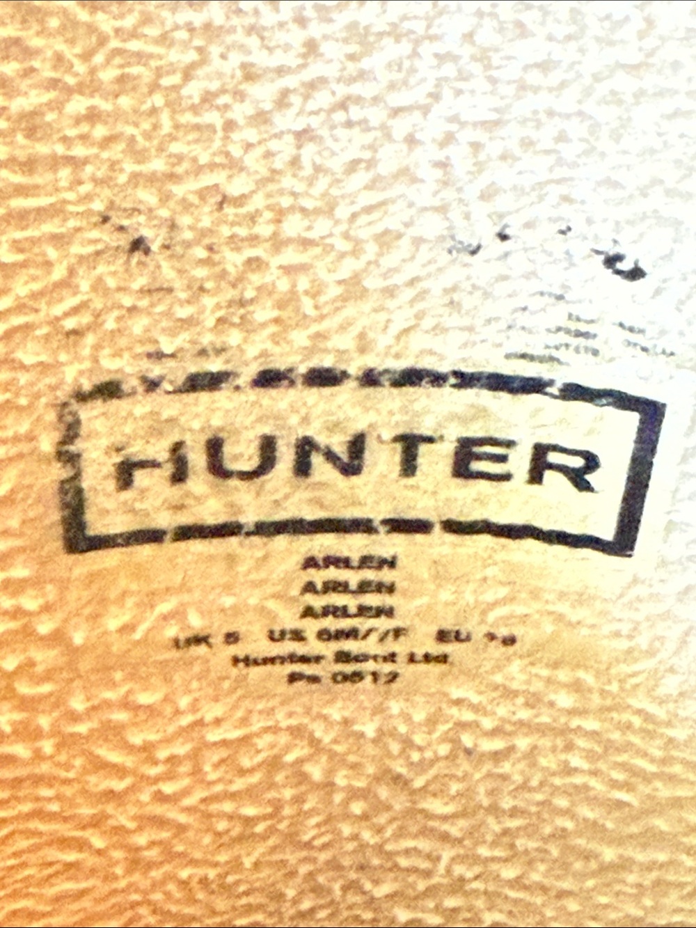 Hunter Arlen Plaid Wool Tall Rain Boots Unisex EU 38 Female Size 7 Male Size 6 - Picture 11 of 14